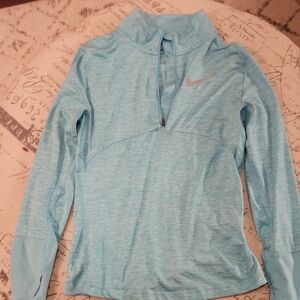 Nike Sky Blue Quarter-Zip Top